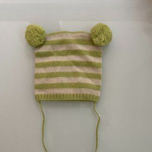 Baby Girl's Striped Cashmere Hat